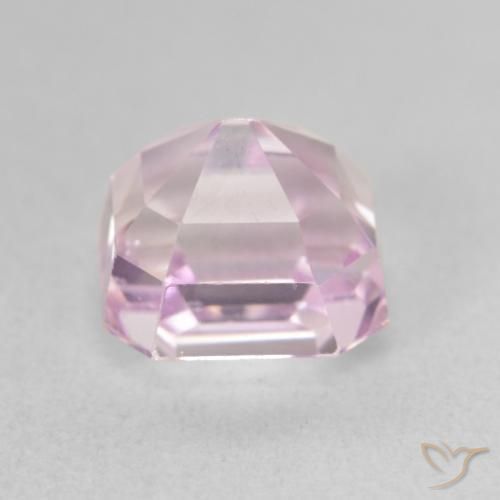 Kunzite Viola chiaro naturale da 3.77 ct, Ottagonale / Taglio smeraldo, VVS-VS