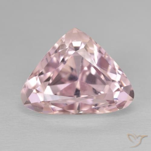 14.35ct Naturale Rosa chiaro Kunzite, Taglio trillion, VVS-VS