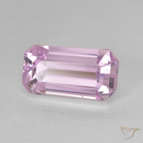 Kunzite Rosa medio naturale da 9.78 ct, Ottagonale / Taglio smeraldo, VVS-VS