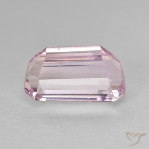 Kunzite Rosa medio naturale da 9.78 ct, Ottagonale / Taglio smeraldo, VVS-VS