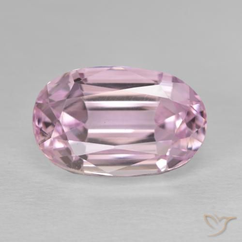 9.10ct Naturale Rosa gomma da masticare Kunzite, Ovale, VVS-VS