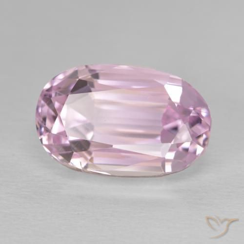 Kunzite Rosa gomma da masticare naturale da 9.10 ct, Ovale, VVS-VS