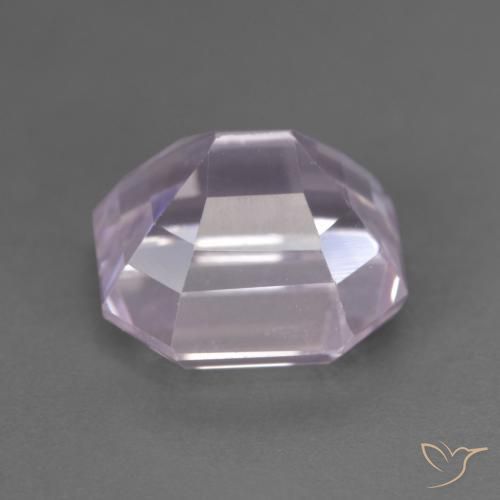 Kunzite Rosa lavanda chiaro naturale da 6.38 ct, Ottagonale / Taglio smeraldo, VVS-VS
