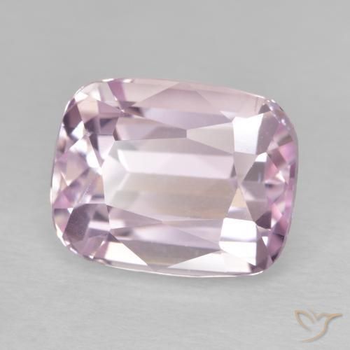 Kunzite Rosa Ciliegia Chiaro naturale da 8.27 ct, Cuscino, VVS-VS