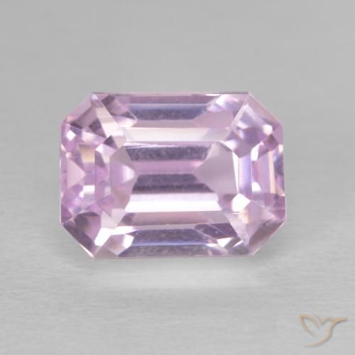 5.87ct Naturale Tono rosa ciliegia Kunzite, Taglio smeraldo, VVS-VS