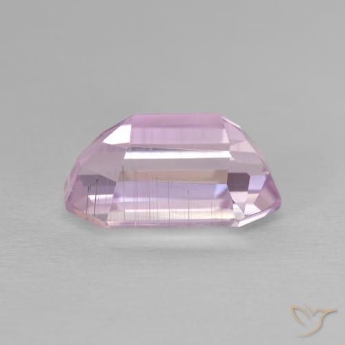 Kunzite Rosa medio naturale da 4.64 ct, Ottagonale / Taglio smeraldo, VVS-VS