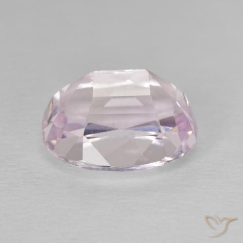 Kunzite Rosa chiaro naturale da 6.70 ct, Ovale, VVS-VS