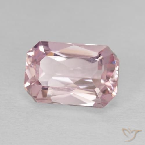 Kunzite Medium Light-Pink naturale da 5.15 ct, Ottagonale / Taglio smeraldo, VVS-VS