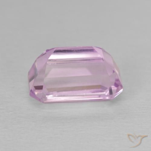 Kunzite Rosa medio naturale da 4.05 ct, Ottagonale / Taglio smeraldo, VVS-VS