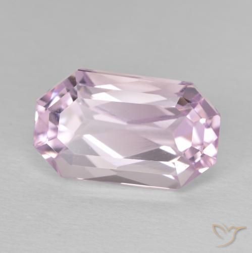 Kunzite Medium Light-Pink naturale da 8.81 ct, Ottagonale / Taglio smeraldo, VVS-VS