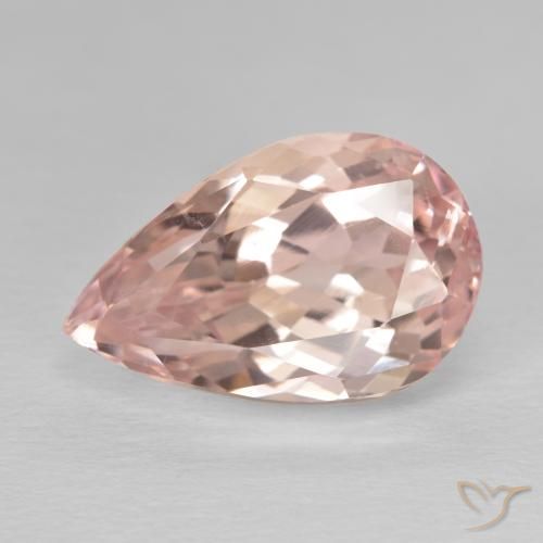11.21ct Naturale Rosa medio Kunzite, Forma a pera, VVS-VS