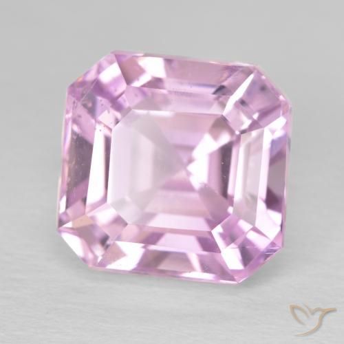 Kunzite Rosa chiaro naturale da 8.13 ct, Ottagonale / Taglio smeraldo, VS