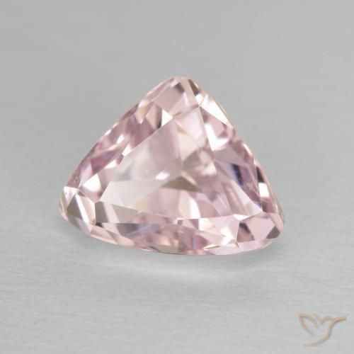 Kunzite Rosa medio naturale da 4.60 ct, Taglio trillion, VS