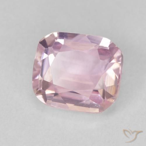 Kunzite Rosa chiaro naturale da 2.91 ct, Cuscino, VS