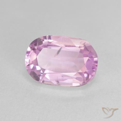 Kunzite Rosa medio naturale da 4.10 ct, Ovale, VS