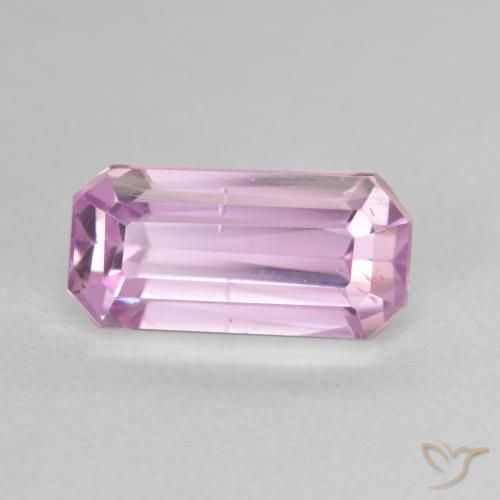 Kunzite Rosa gomma da masticare naturale da 3.79 ct, Ottagonale / Taglio smeraldo, VS