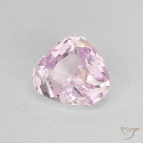 Kunzite Rosa chiaro naturale da 1.76 ct, Forma a pera, VVS