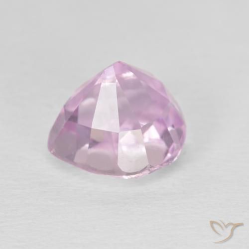 Kunzite Rosa Molto Chiaro naturale da 3.38 ct, Forma a pera, VS