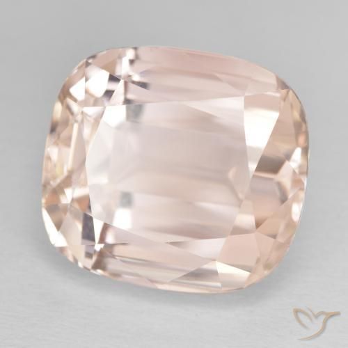 Kunzite Rosa chiaro naturale da 19.63 ct, Cuscino, VVS-VS