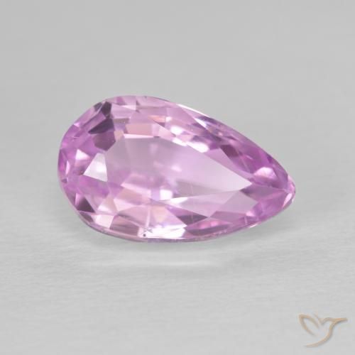 Kunzite Tono rosa ciliegia naturale da 4.50 ct, Forma a pera, VS
