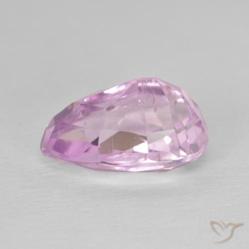 Kunzite Tono rosa ciliegia naturale da 4.50 ct, Forma a pera, VS