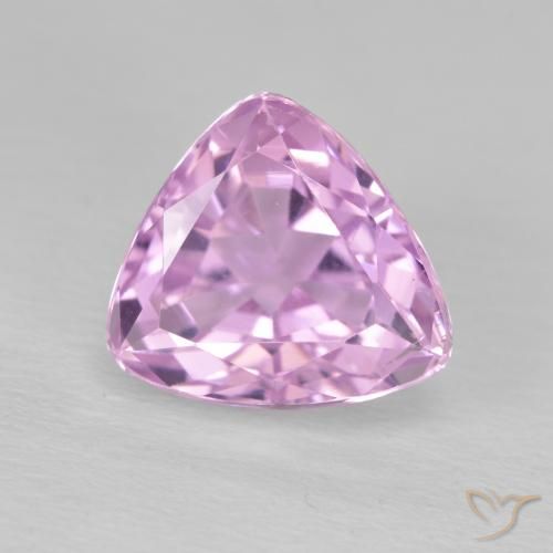 5.02ct Naturale Rosa viola reale molto chiaro Kunzite, Taglio trillion, VS