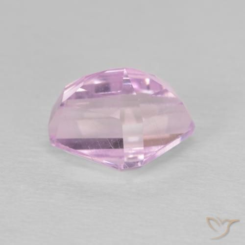 Kunzite Rosa viola reale molto chiaro naturale da 2.74 ct, Taglio a fantasia, VS
