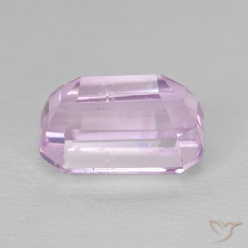 Kunzite Rosa porpora reale naturale da 8.33 ct, Ottagonale / Taglio smeraldo, VS
