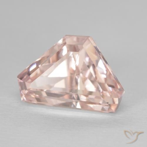 Kunzite Rosa Molto Chiaro naturale da 10.02 ct, Taglio a fantasia, VS