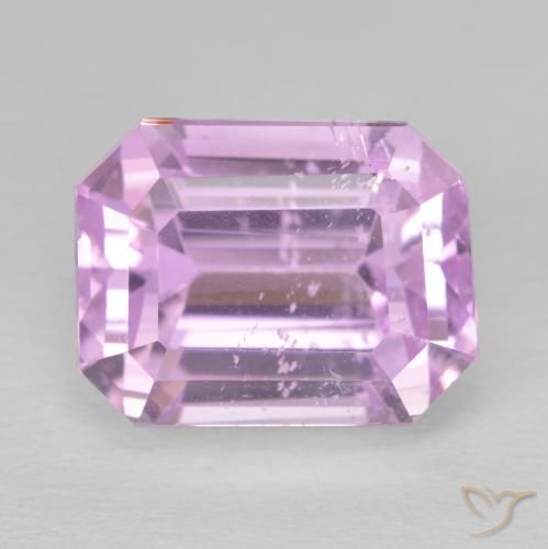 13.39ct Naturale Rosa medio Kunzite, Taglio smeraldo, VS