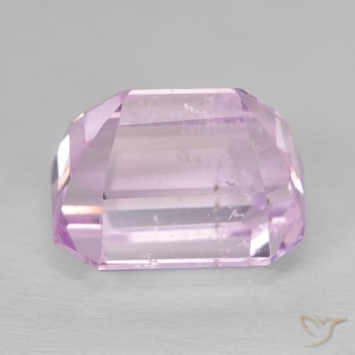 Kunzite Rosa medio naturale da 13.39 ct, Ottagonale / Taglio smeraldo, VS