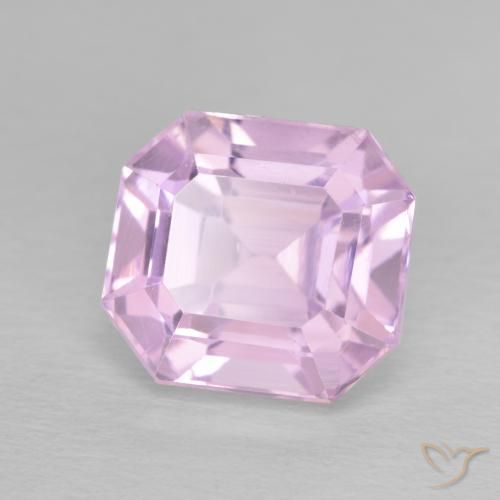 Kunzite Rosa medio naturale da 6.53 ct, Ottagonale / Taglio smeraldo, VS