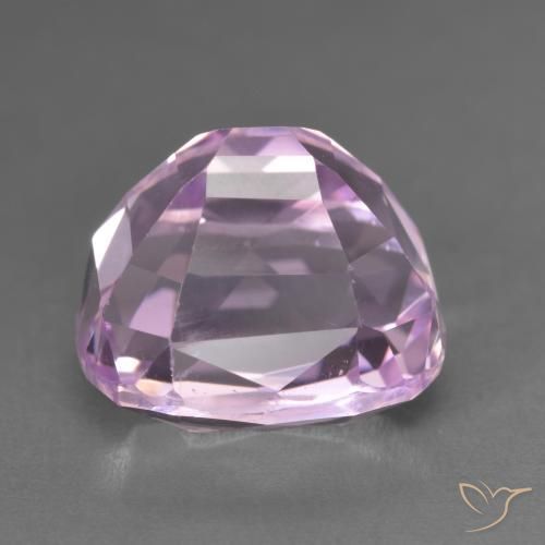 Kunzite Rosa viola naturale da 13.31 ct, Cuscino, VVS-VS