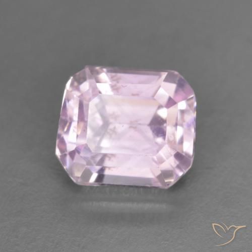 Kunzite Medium Light-Pink naturale da 1.63 ct, Ottagonale / Taglio smeraldo, VVS-VS