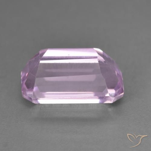 Kunzite Rosa medio naturale da 6.06 ct, Ottagonale / Taglio smeraldo, VVS-VS