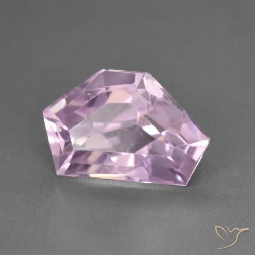 Kunzite Rosa Ciliegia naturale da 3.82 ct, Taglio a fantasia, VS