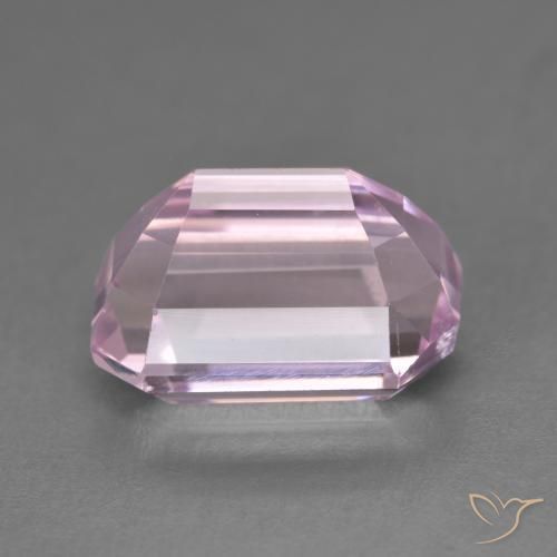 Kunzite Rosa porpora reale naturale da 7.43 ct, Ottagonale / Taglio smeraldo, VVS-VS