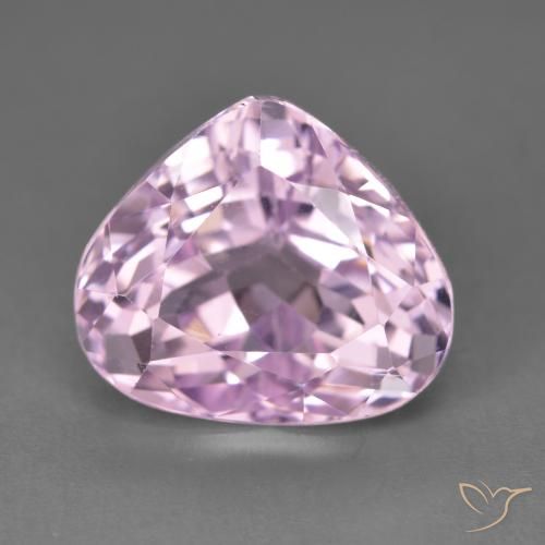 9.37ct Naturale Tono rosa ciliegia Kunzite, Forma a pera, VVS-VS