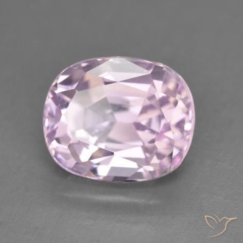 Kunzite Rosa medio naturale da 5.43 ct, Cuscino, VVS-VS