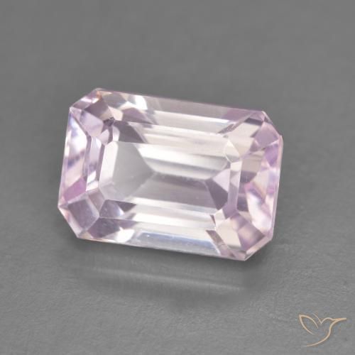 Kunzite Tono rosa ciliegia naturale da 5.04 ct, Ottagonale / Taglio smeraldo, VVS-VS