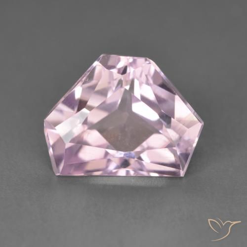 4.96ct Naturale Tono rosa molto chiaro Kunzite, Taglio a fantasia, VVS-VS