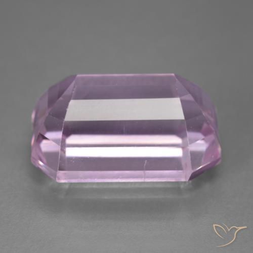 Kunzite Rosa Molto Chiaro naturale da 21.73 ct, Ottagonale / Taglio smeraldo, VVS-VS