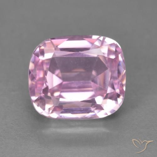 Kunzite Tono rosa ciliegia naturale da 5.03 ct, Cuscino, VVS