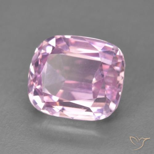 Kunzite Tono rosa ciliegia naturale da 5.03 ct, Cuscino, VVS