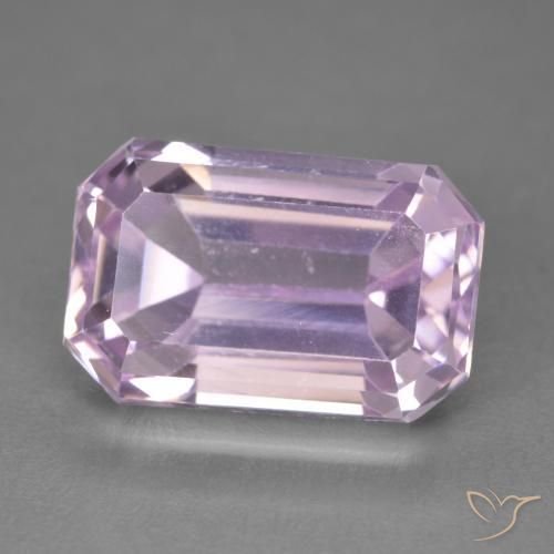 Kunzite Rosa Ciliegia naturale da 10.68 ct, Ottagonale / Taglio smeraldo, VVS