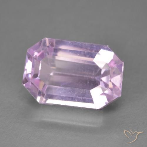 Kunzite Medium Light-Pink naturale da 7.61 ct, Ottagonale / Taglio smeraldo, VVS
