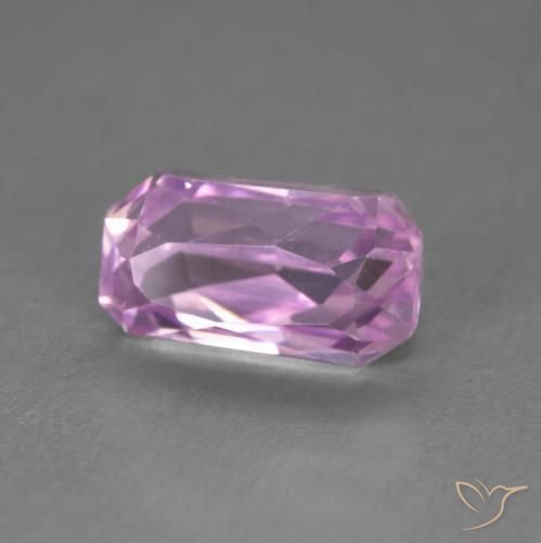 Kunzite Rosa viola naturale da 2.49 ct, Ottagonale / Taglio smeraldo, VVS
