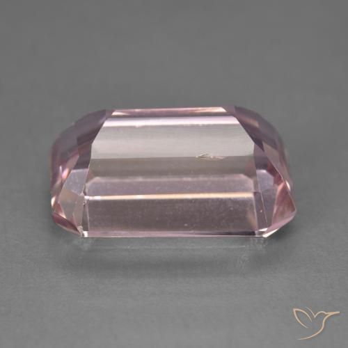 Kunzite Rosa medio naturale da 9.85 ct, Ottagonale / Taglio smeraldo, VS