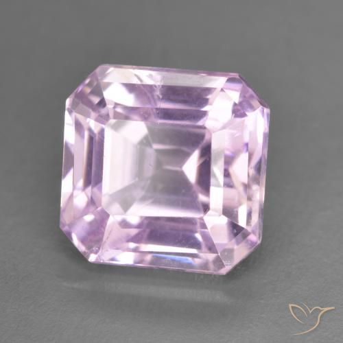 Kunzite Tono rosa ciliegia naturale da 5.92 ct, Ottagonale / Taglio smeraldo, VS