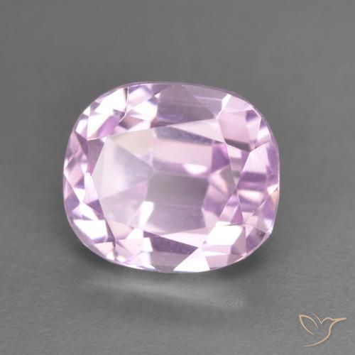Kunzite Rosa medio naturale da 4.16 ct, Cuscino, VVS